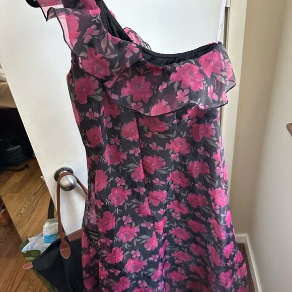 Lulu’s Floral One-Shoulder Dress - Picture 3 of 4